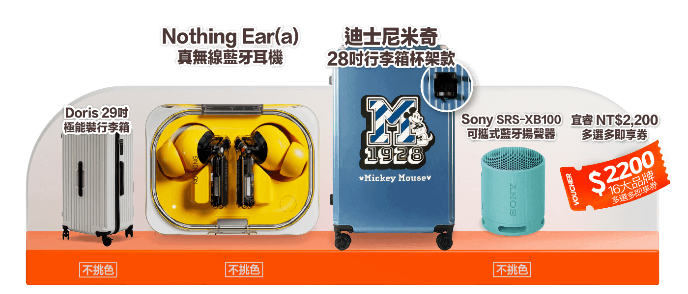 滙豐申辦指定信用卡，新戶首刷滿額享好禮五選一：