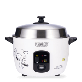 史努比11人份不銹鋼電鍋(白色)