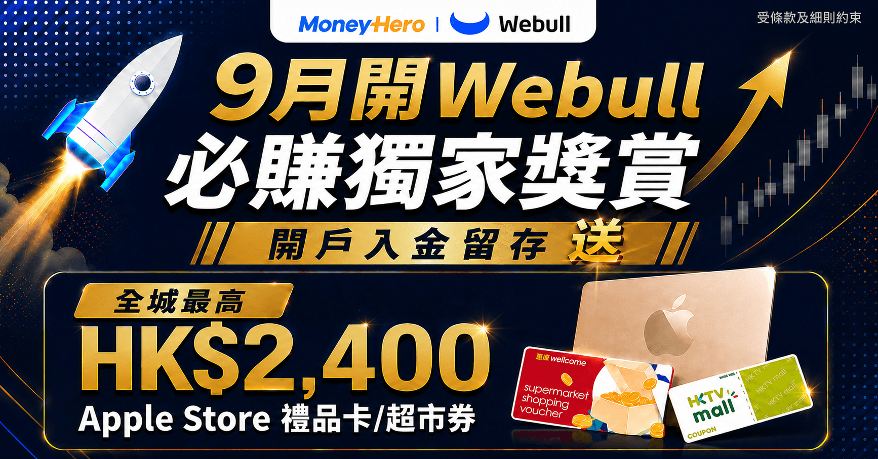 【突發快閃】微牛證券加碼送 HK$2,400 現金券,最後衝刺!
