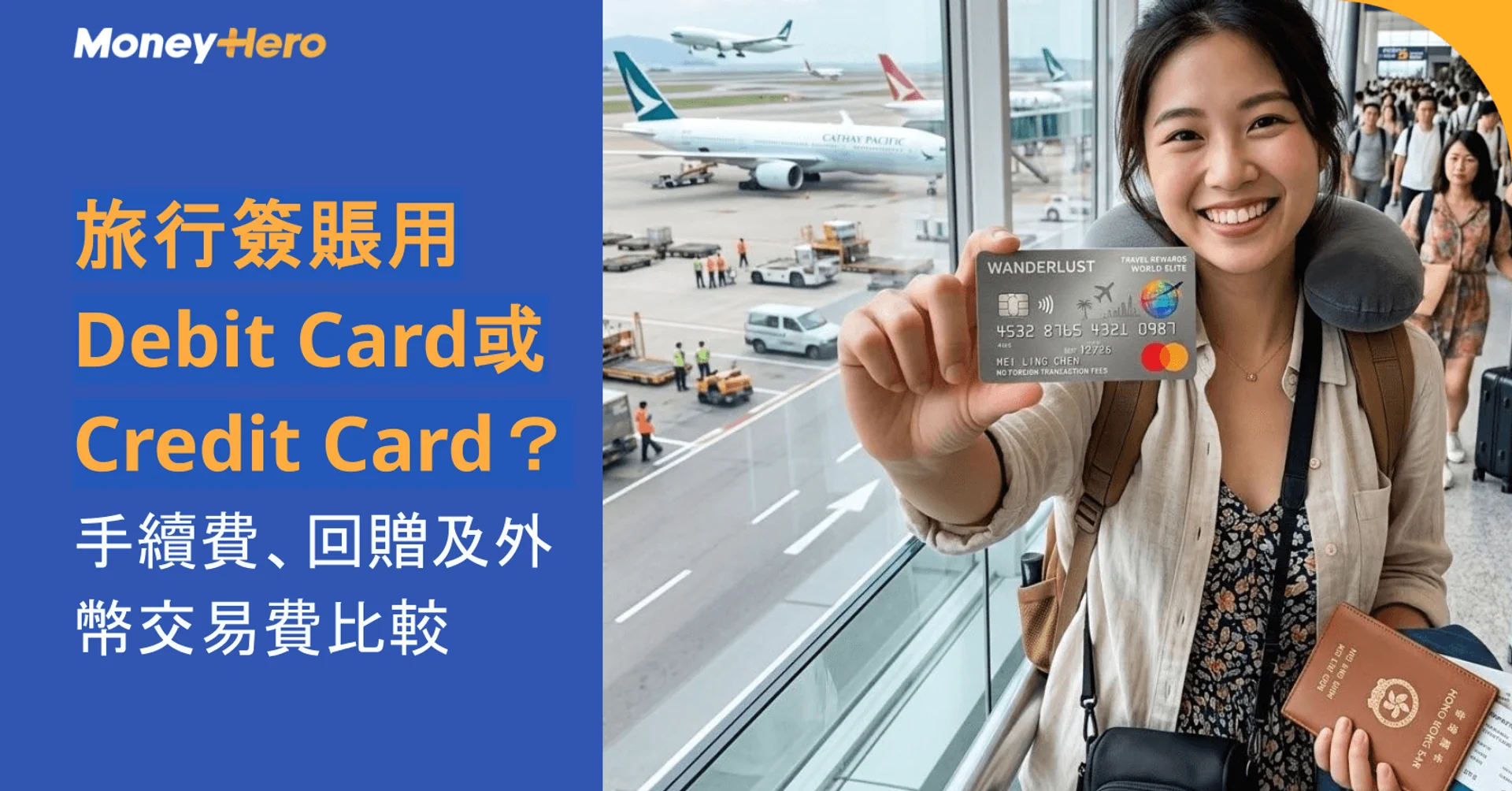 旅行簽賬用Debit Card或Credit Card？手續費、回贈及外幣交易費比較