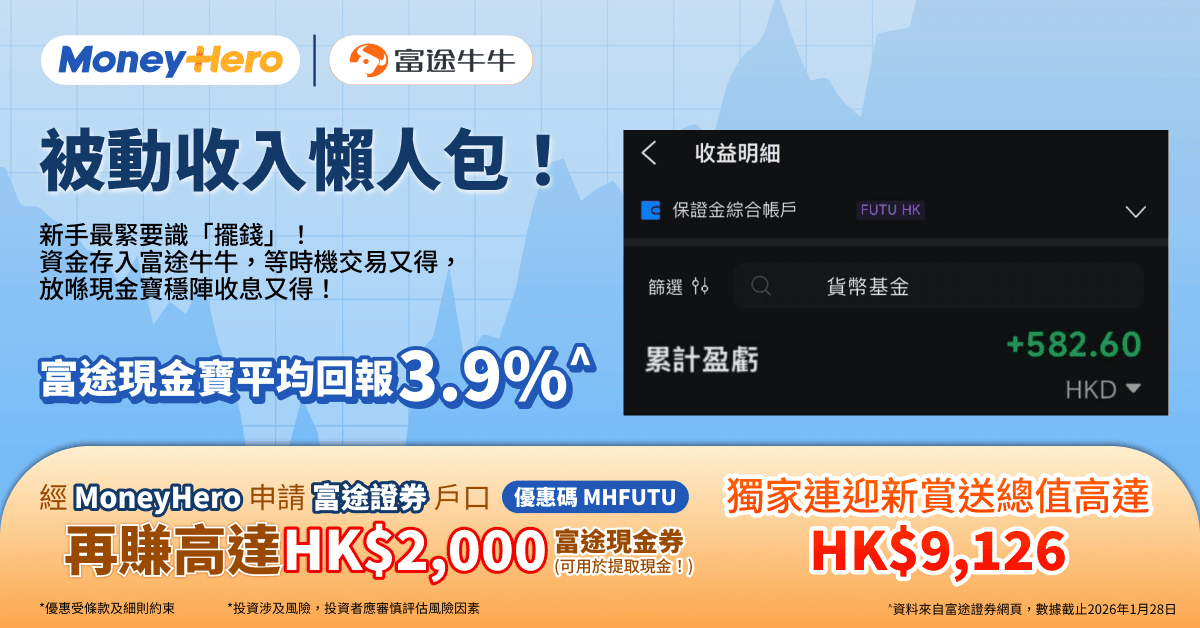 限時開戶送高達HK$9,126獎賞