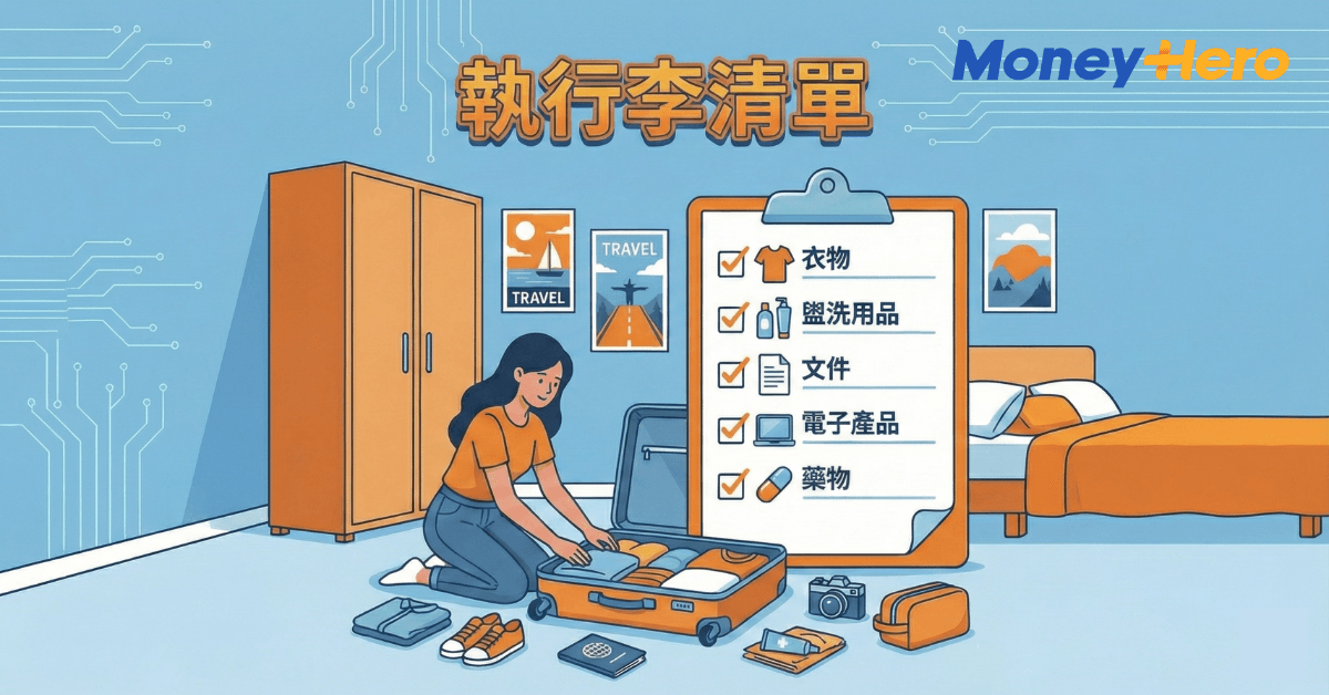2026旅行清單｜執拾手提行李清單（男女適用）