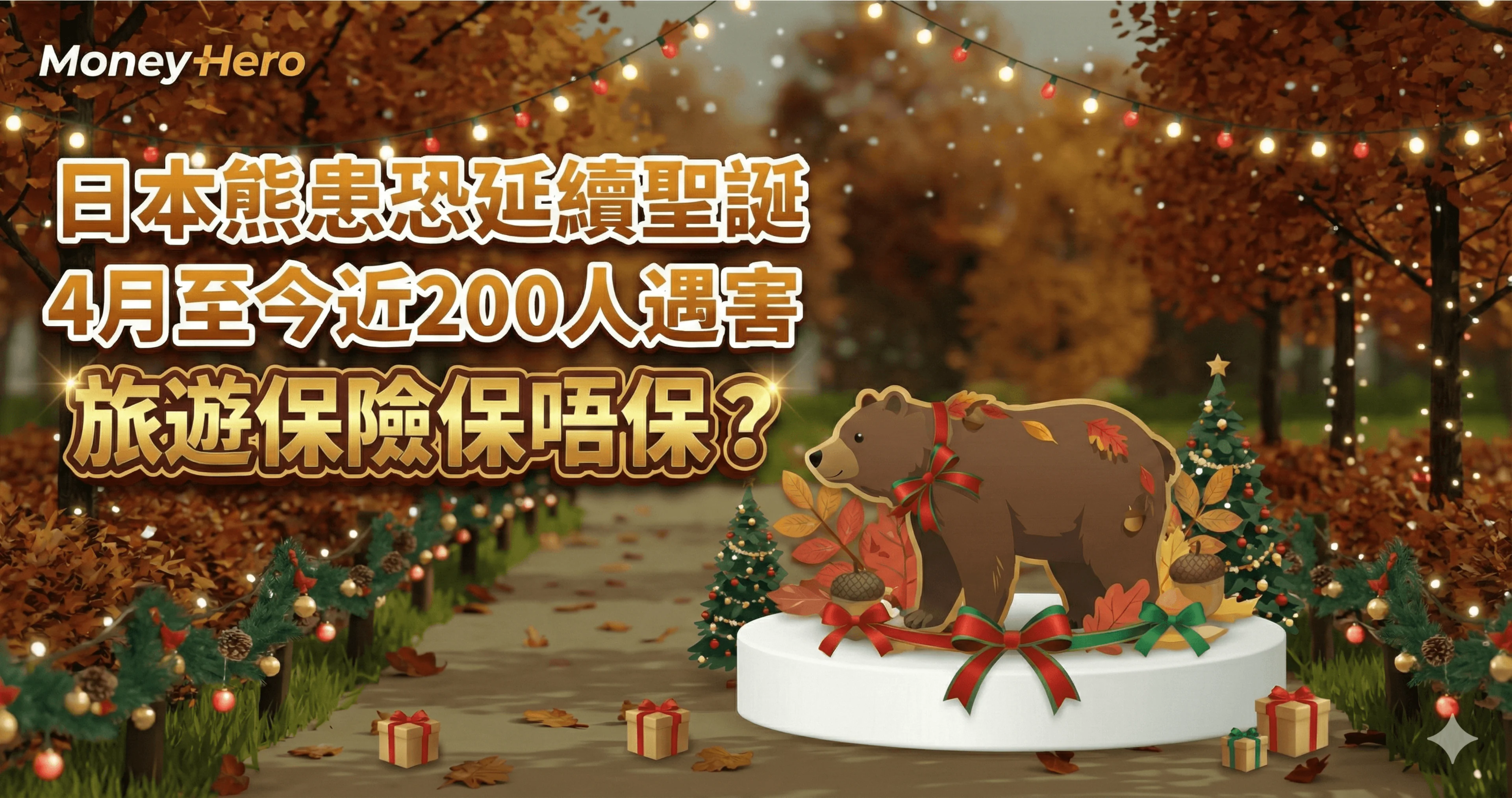 日本熊患恐延續聖誕 4月至今近200人遇害 旅遊保險保唔保？
