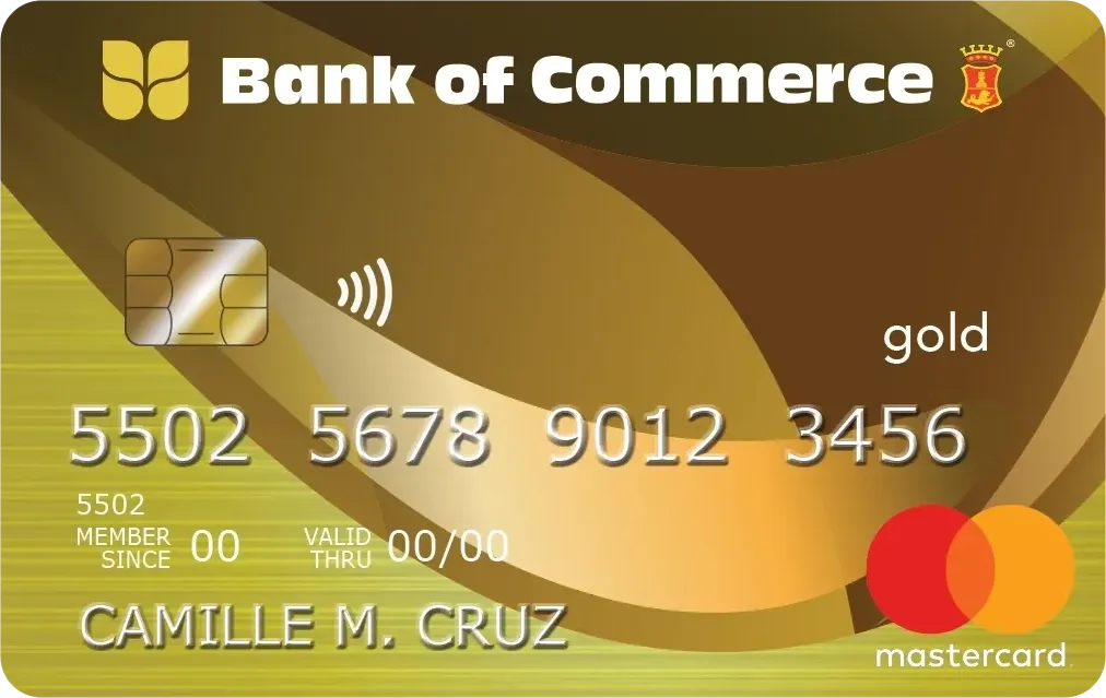 Bank of Commerce Gold Mastercard