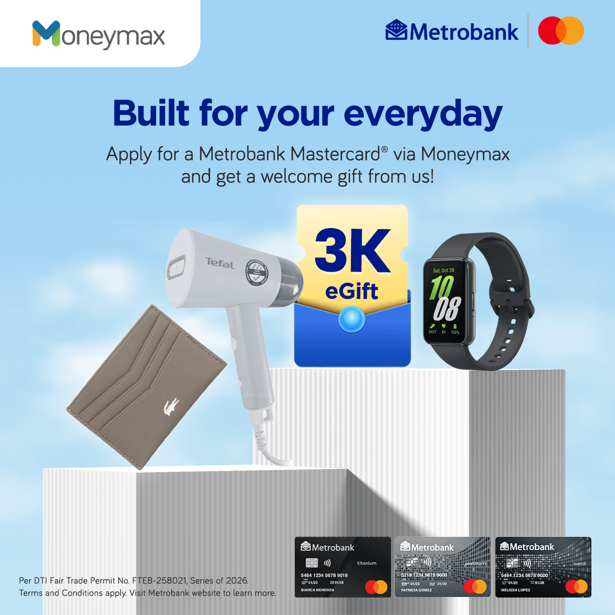 Get a Free Gift When You Apply for a Metrobank Credit Card!