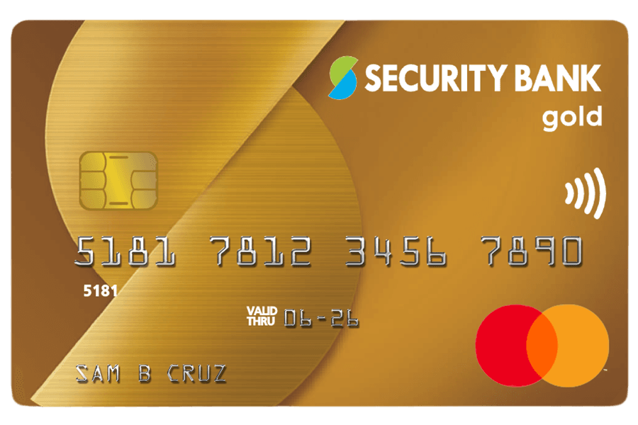 Security Bank Gold Mastercard 2023