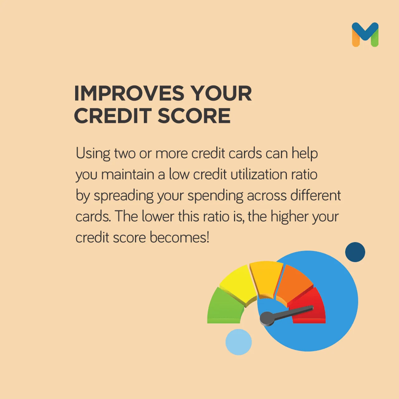Multiple Credit Card Benefits - improve your credit score