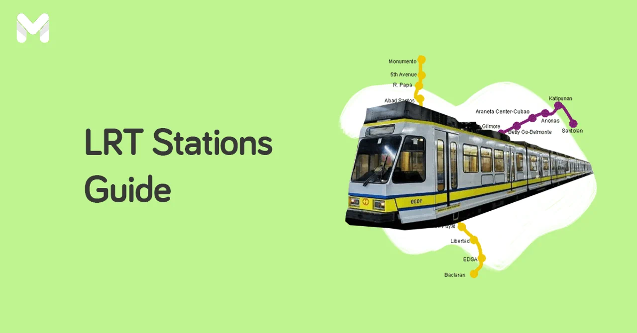 lrt 1 stations list in order | Moneymax