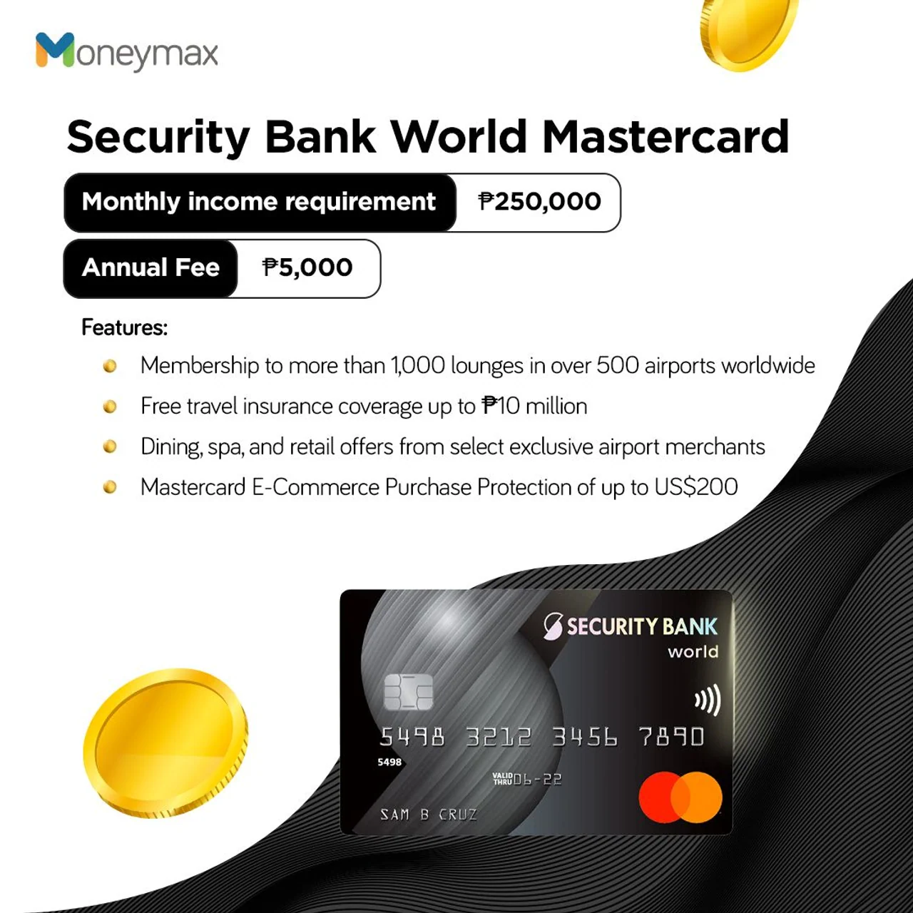 best black card in the philippines - security bank world mastercard