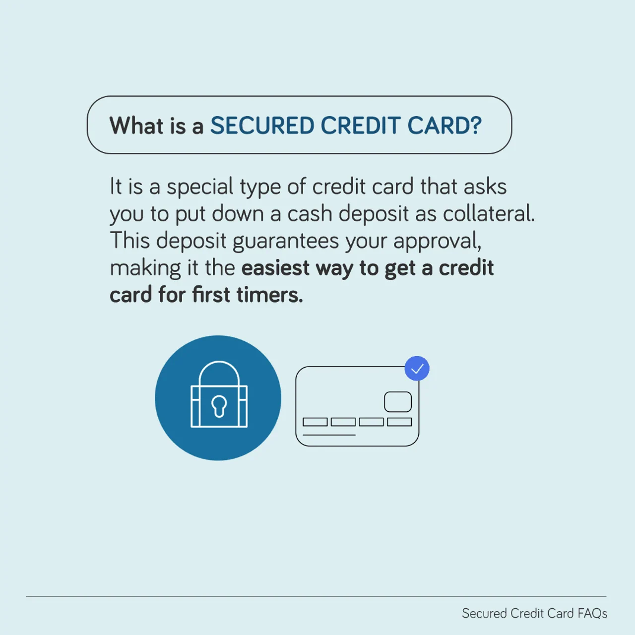 secured credit card FAQs