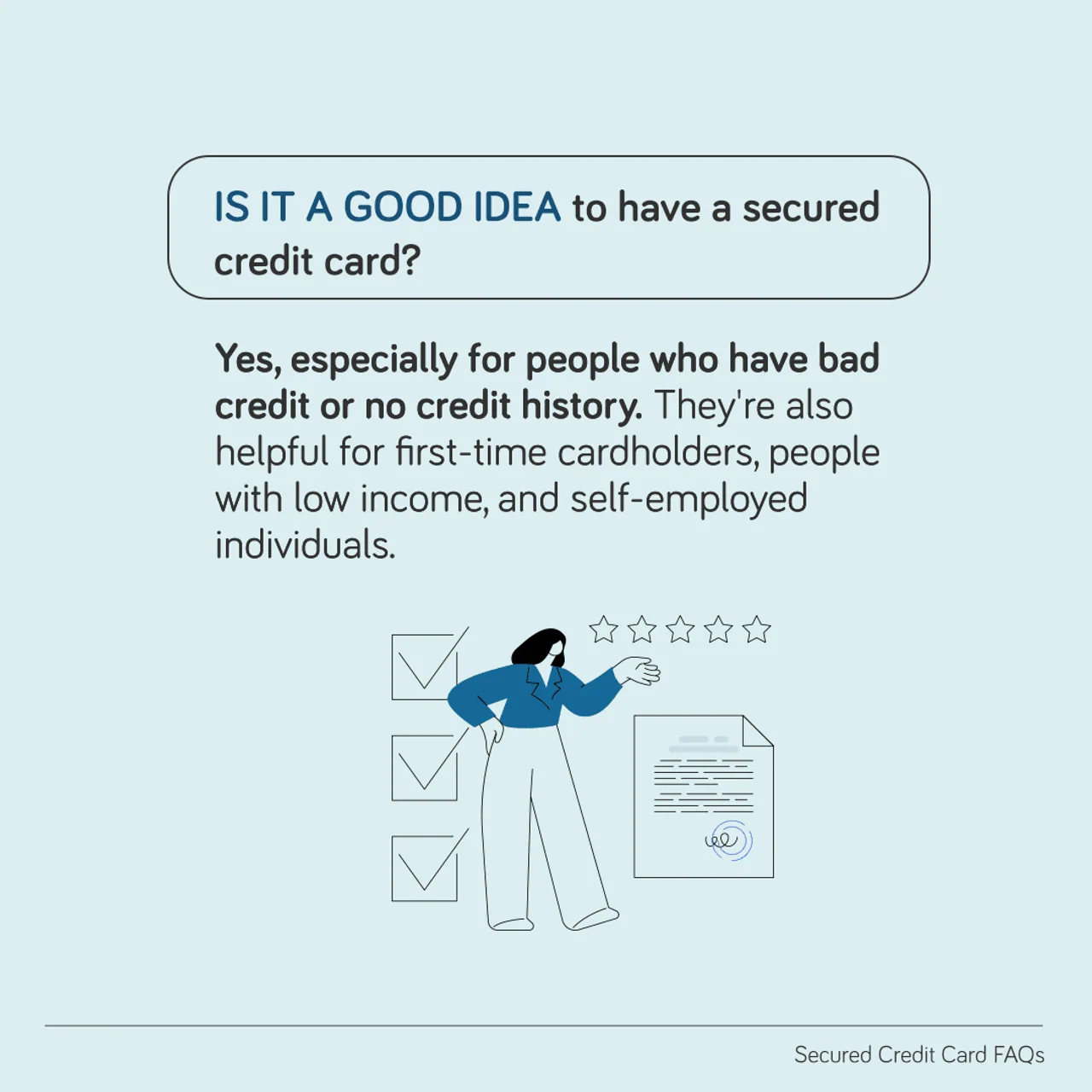 secured credit card FAQs