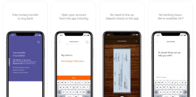 Online Banking Account - ING app features Online Banking Account - ING app features