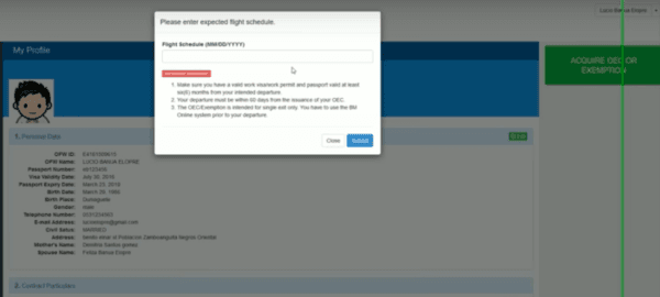 OEC Exemption - acquire OEC exemption OEC Exemption - acquire OEC exemption