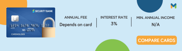 Security Bank Fast Track Secured Credit Card