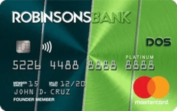Robinsons Bank DOS Mastercard