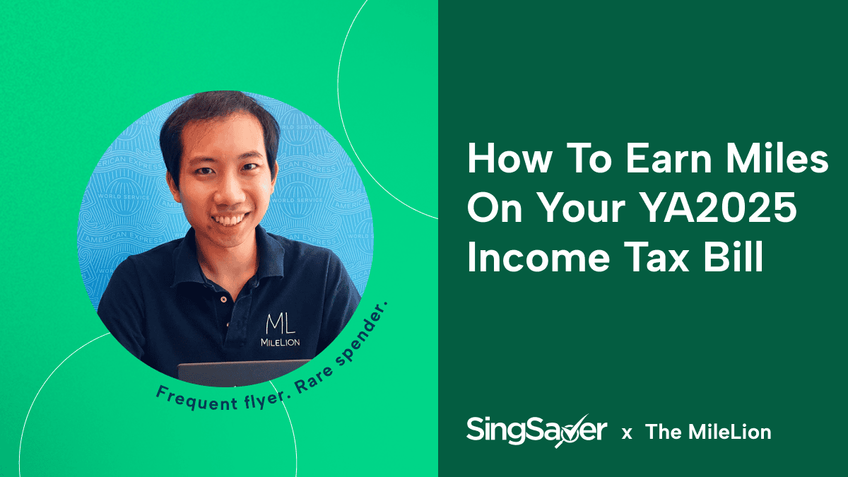 How to earn miles on your YA2025 income tax bill