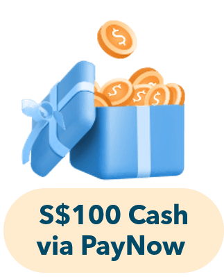 S$100 Cash via PayNow
