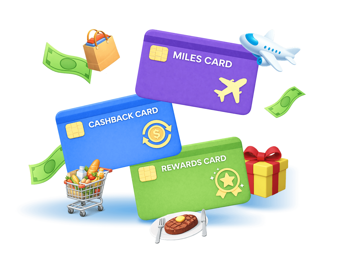 Find the right credit card for you in no time. 💳✨