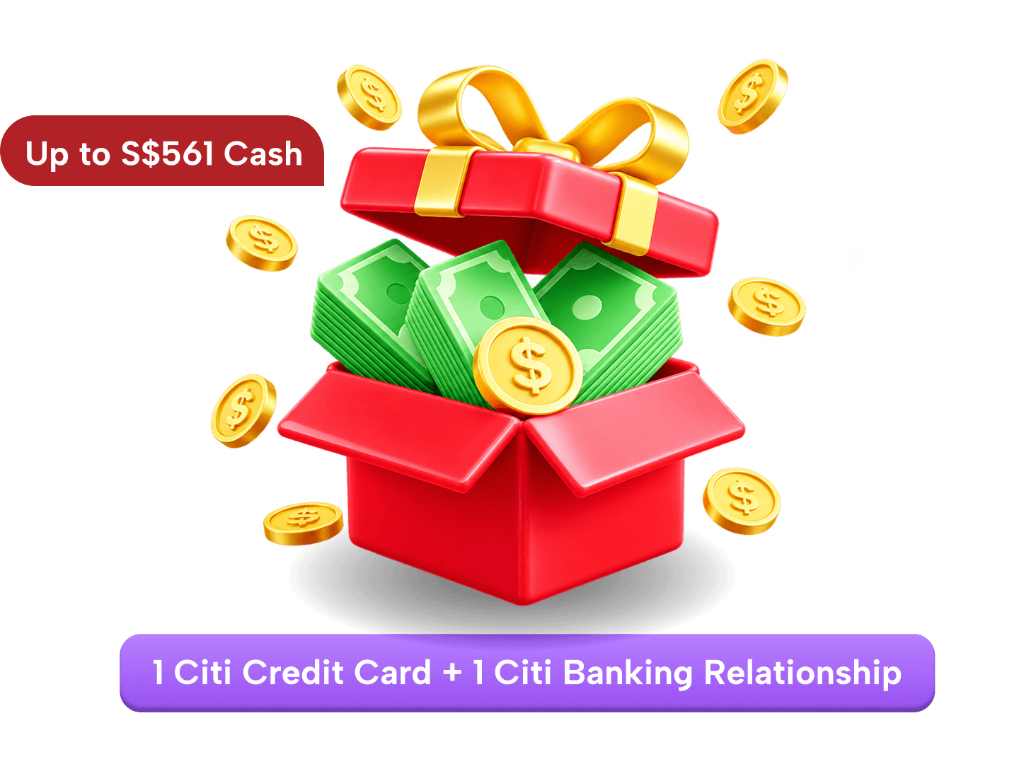More cash up for grabs this SG61 with Citi!