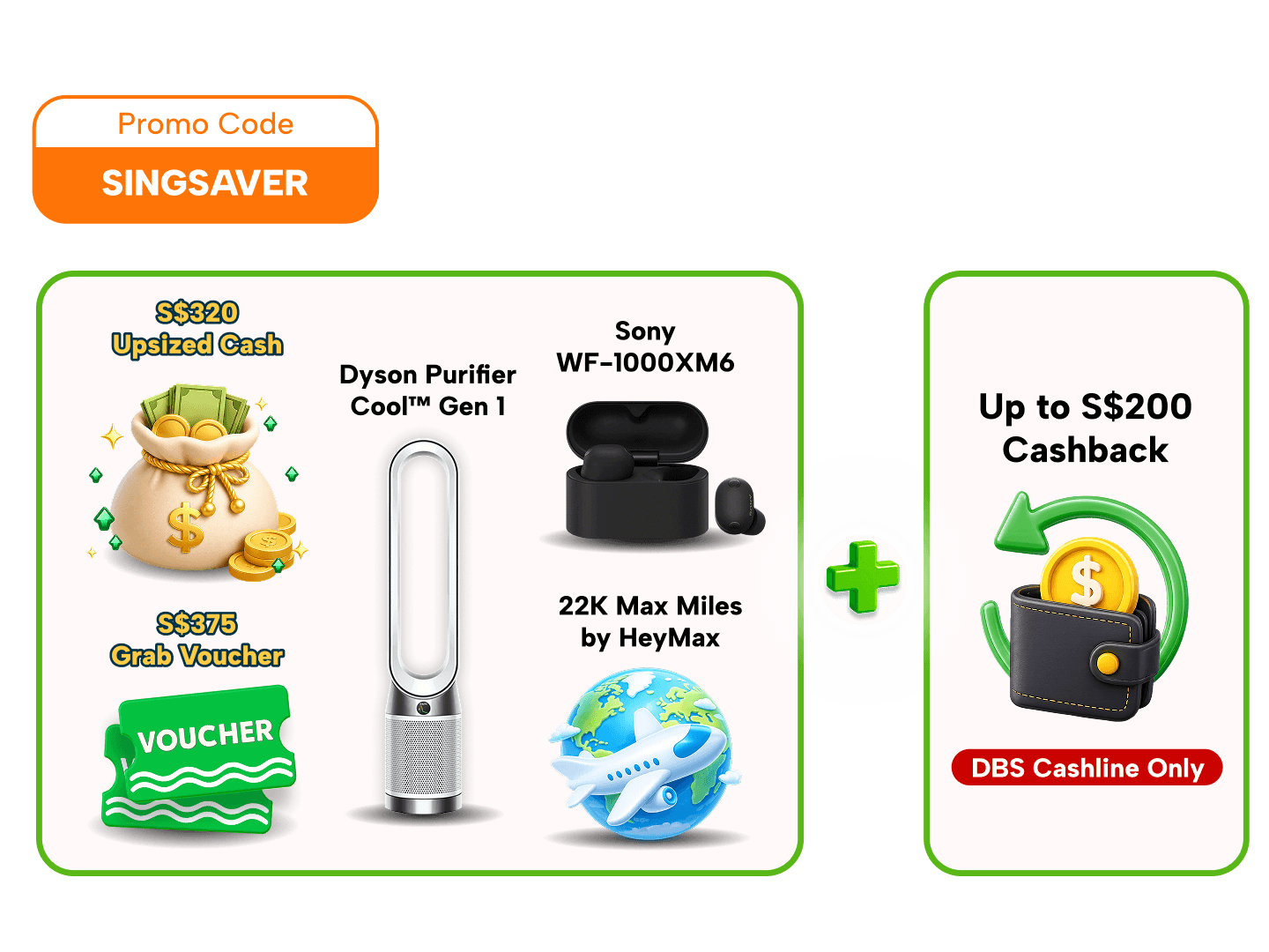 Highest reward in the market with DBS/POSB Credit Cards!