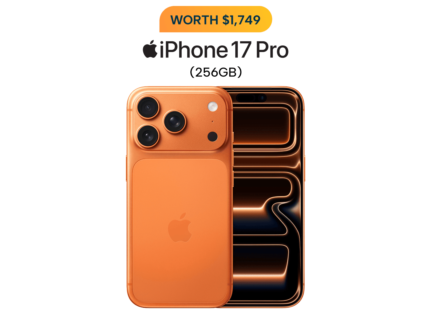 Apple iPhone 17 Pro worth S$1,749