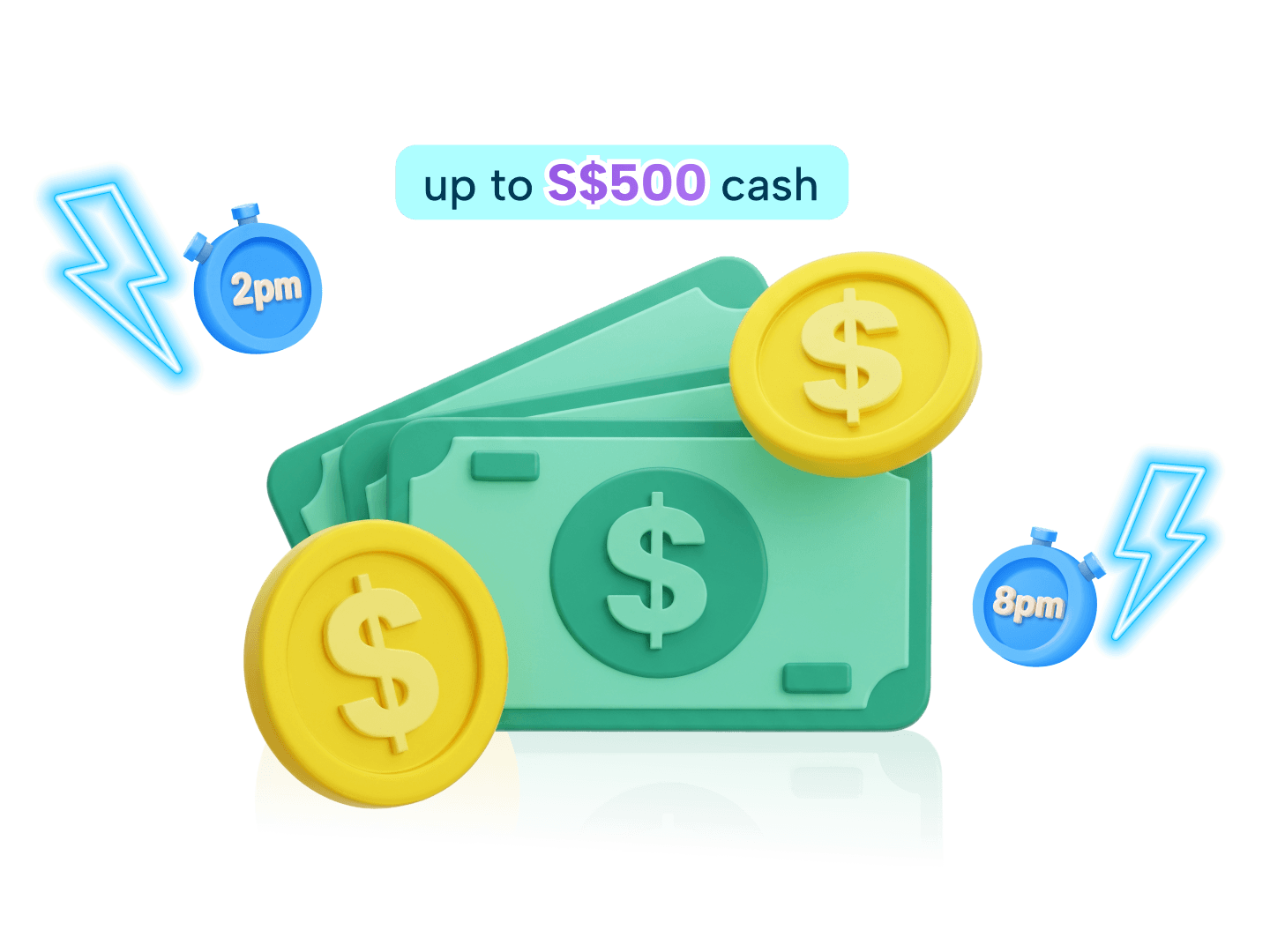 Up to S$500 cash with OCBC