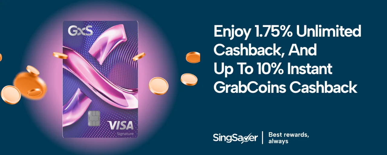 GXS Credit Card – The Highest Unlimited Cashback Card in Singapore