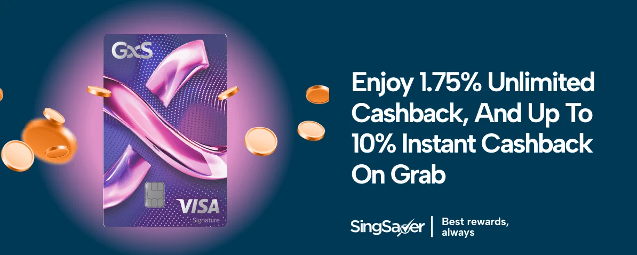 GXS Credit Card – The Highest Unlimited Cashback Card in Singapore