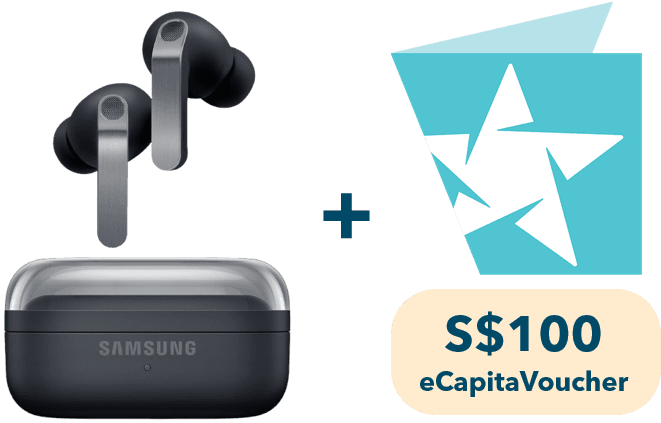 Samsung Galaxy Buds4 Pro + S$100 eCapitaVoucher (total worth S$449)