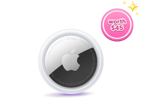 Get a FREE Apple AirTag (worth S$45)!