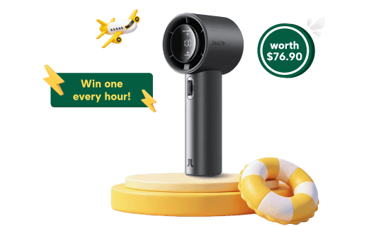 Win A Jisulife Fan Every Hour