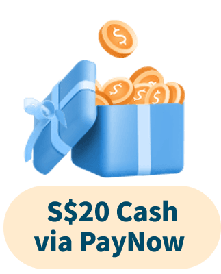 S$20 Cash via PayNow
