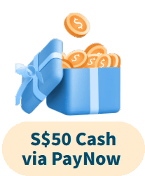 S$50 Cash via PayNow