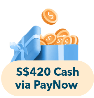 S$420 Cash via PayNow